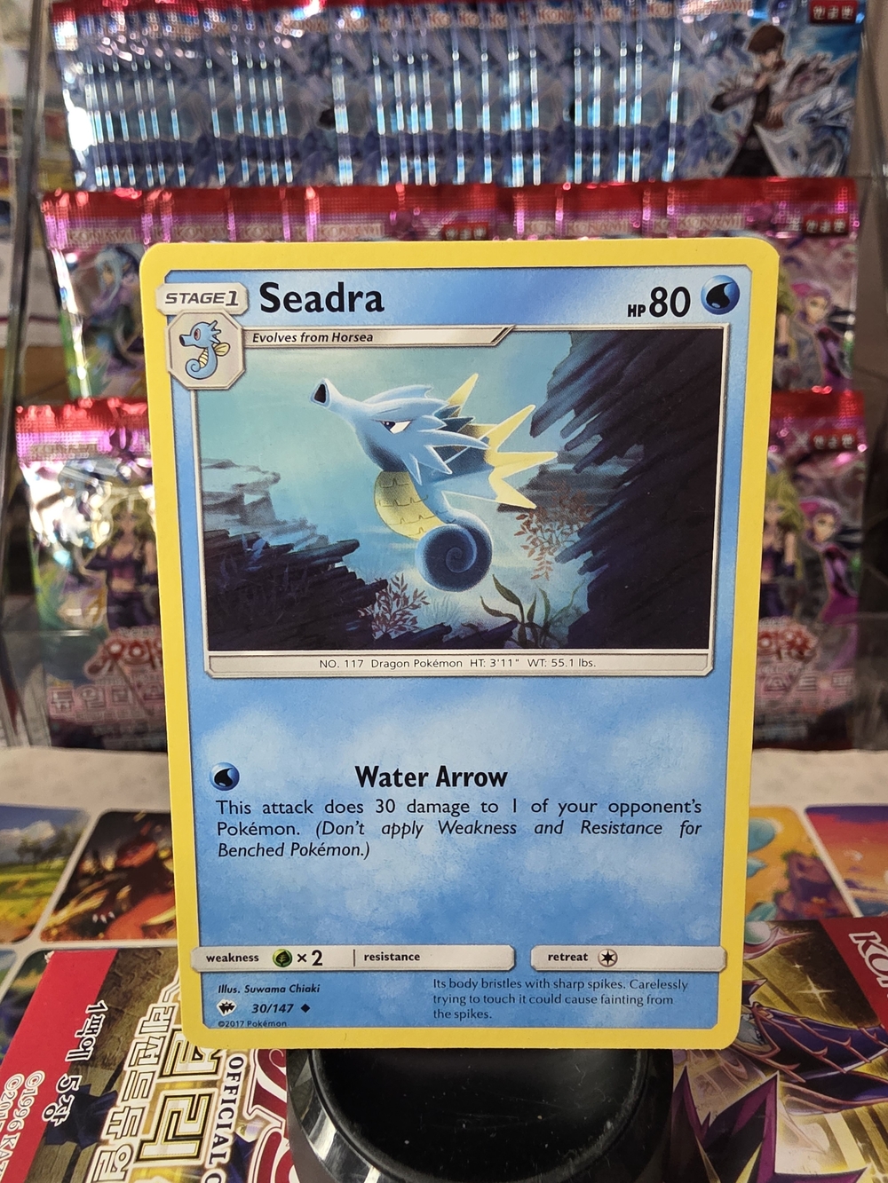 Seadra Card - Blue